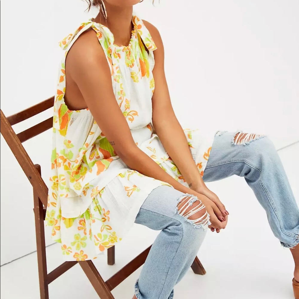 NWOT Free People super soft flowy tunic top size XS
